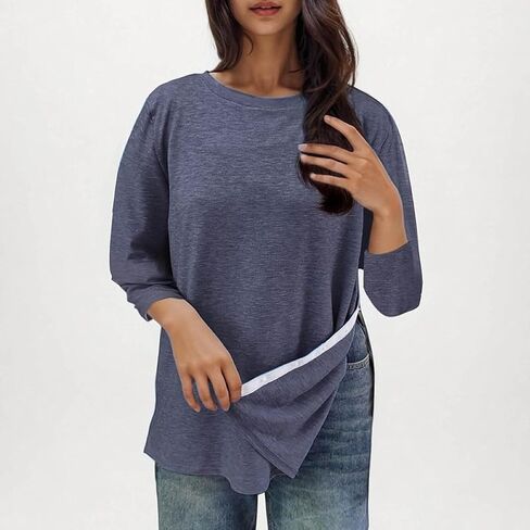 Shoulder Surgery Shirts for Women Post Op Adaptive Clothing PullLoose Fit Long Sleeve Top for Fall Winter Wear in Saudi Arabia