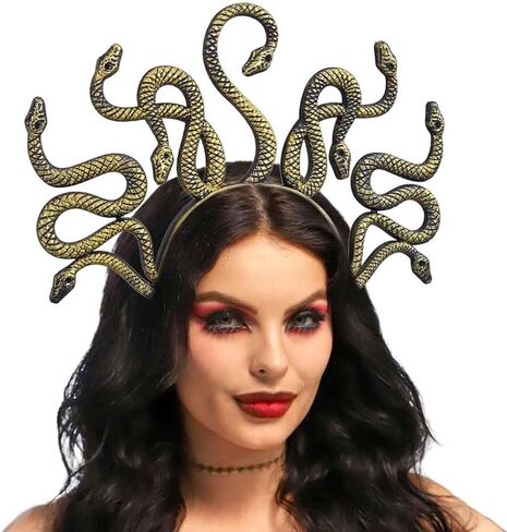 DRESBE Snake Headband Medusa Plastic Headbands Halloween Festival Cosplay Party Hair Accessories for Women in Saudi Arabia
