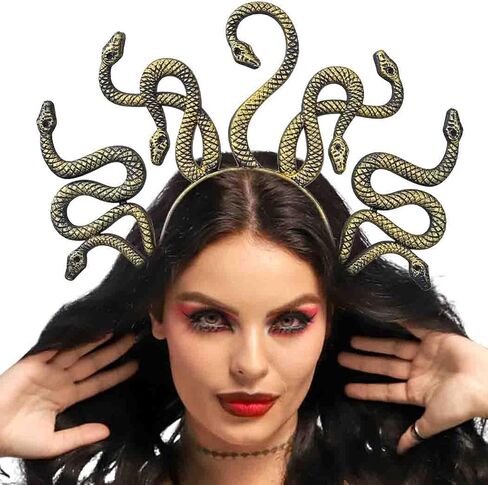 DRESBE Snake Headband Medusa Plastic Headbands Halloween Festival Cosplay Party Hair Accessories for Women in Saudi Arabia