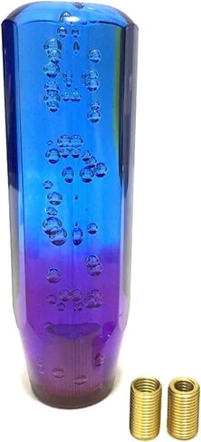 Car Gear Lever Decoration 10/15/20cm Blue Purple Shift Knob Crystal Transparent Gear Shift Knob Car Modification Universal Manual Automatic Shift Knob(15cm) in Saudi Arabia