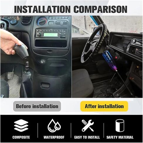 Car Gear Lever Decoration 10/15/20cm Blue Purple Shift Knob Crystal Transparent Gear Shift Knob Car Modification Universal Manual Automatic Shift Knob(15cm) in Saudi Arabia