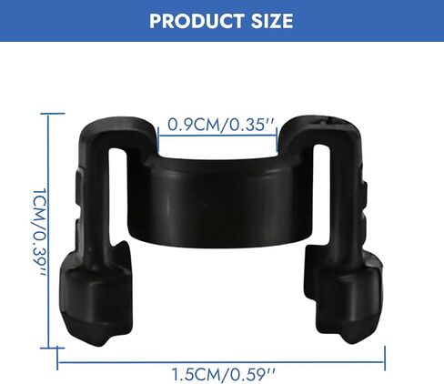 88718-1E150 2 Pack A/C Condenser Clips with O-Rings Black A/C Condenser Hard Line Lock Clamp Clips Kit Fits for Toyota 2018-2022 RAV4 Highlander Corolla Camry C-HR Prius Venza 2018-2023 in Saudi Arabia
