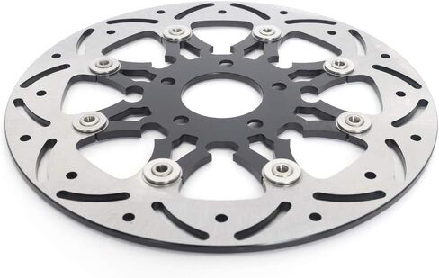 TOFR 11.5" Floating Rear Brake Rotors Discs for Harley TOURING Electra Glide Road King Road Glide 2000-2007 SOFTAIL Heritage Classic Fat Boy Softial Slim Low Rider Softail Standard 2018-2023 in Saudi Arabia