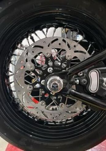 TOFR 11.5" Floating Rear Brake Rotors Discs for Harley TOURING Electra Glide Road King Road Glide 2000-2007 SOFTAIL Heritage Classic Fat Boy Softial Slim Low Rider Softail Standard 2018-2023 in Saudi Arabia