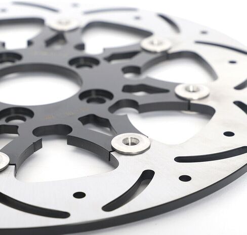 TOFR 11.5" Floating Rear Brake Rotors Discs for Harley TOURING Electra Glide Road King Road Glide 2000-2007 SOFTAIL Heritage Classic Fat Boy Softial Slim Low Rider Softail Standard 2018-2023 in Saudi Arabia