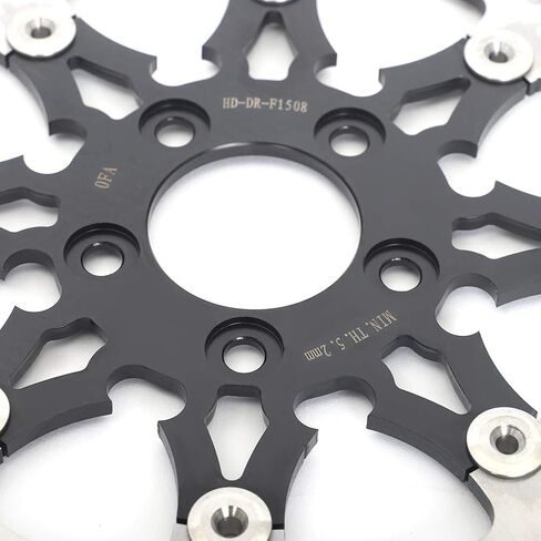 TOFR 11.5" Floating Rear Brake Rotors Discs for Harley TOURING Electra Glide Road King Road Glide 2000-2007 SOFTAIL Heritage Classic Fat Boy Softial Slim Low Rider Softail Standard 2018-2023 in Saudi Arabia