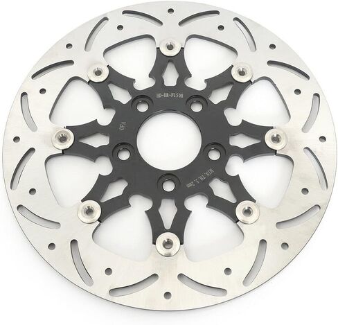 TOFR 11.5" Floating Rear Brake Rotors Discs for Harley TOURING Electra Glide Road King Road Glide 2000-2007 SOFTAIL Heritage Classic Fat Boy Softial Slim Low Rider Softail Standard 2018-2023 in Saudi Arabia