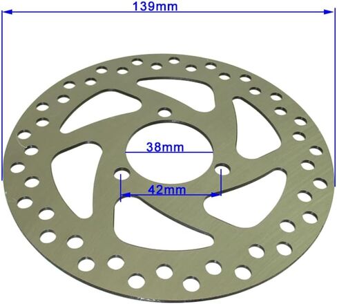 DJ-Motor 140mm Gas Electric Scooter Brake Disc For 47cc 49cc 2 Stroke Pocket Bike Mini Dirt Bike ATV Quad in Saudi Arabia