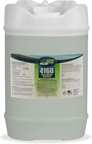 4160 Parts Washer Cleaner - Concentrated Water-Based Cleaner for Aviation, Engine Support, Industrial & Automotive Parts, Effective in Cold/Hot Units, Biodegradable, 5 Gallon Pail in Saudi Arabia