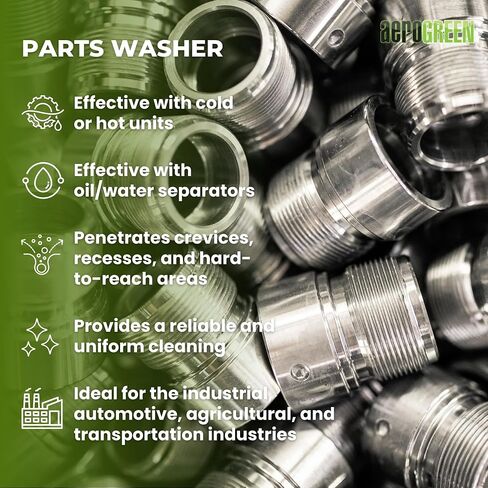 4160 Parts Washer Cleaner - Concentrated Water-Based Cleaner for Aviation, Engine Support, Industrial & Automotive Parts, Effective in Cold/Hot Units, Biodegradable, 5 Gallon Pail in Saudi Arabia