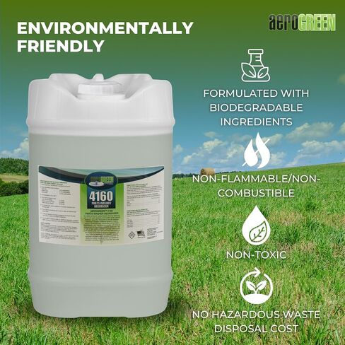 4160 Parts Washer Cleaner - Concentrated Water-Based Cleaner for Aviation, Engine Support, Industrial & Automotive Parts, Effective in Cold/Hot Units, Biodegradable, 5 Gallon Pail in Saudi Arabia