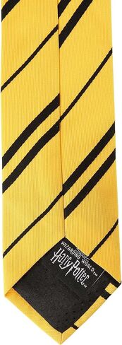 elope Harry Potter Hufflepuff Necktie - 56-Inch Satin Fabric, Officially Licensed in Saudi Arabia