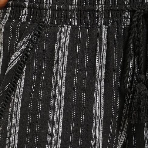 Briggs New York Women's Linen Blend Pull-On Summer Shorts with Pockets and Drawstring in Saudi Arabia
