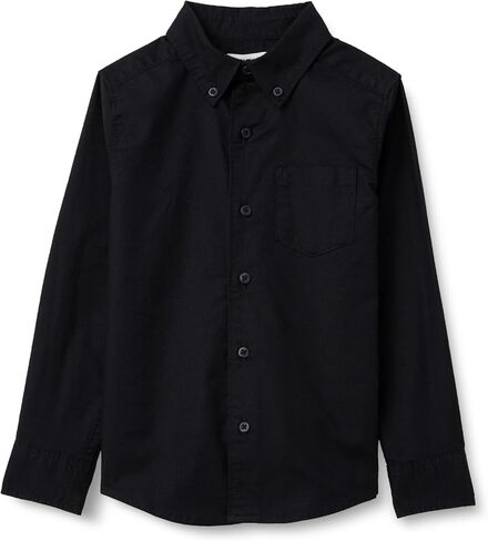 Amazon Essentials Boys' Long Sleeve Oxford Button Down Shirt in Saudi Arabia
