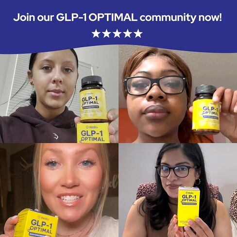 GLP-1 Optimal - Dihydroberberine 300mg, Prebiotics, Natural GLP-1 Supplement for Metabolic, Energy, Made in USA, 60 Capsules, 1 Month Supply in Saudi Arabia