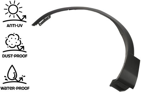 CHEDA Fender Flares, Compatible with 2011-2015 Ford Explorer，Front Left Black Wheel Cover Arch Trim，FO1290126 in Saudi Arabia