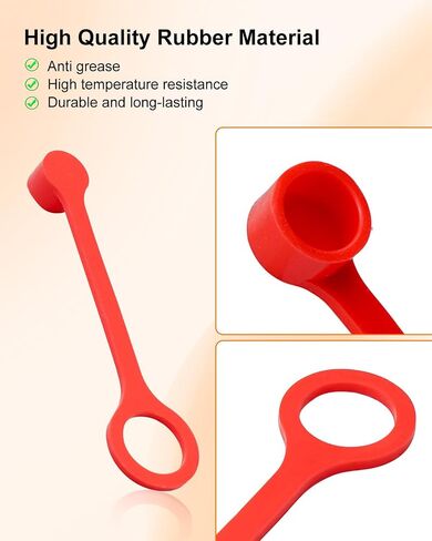 ضربات المطاط قبالة أغطية مناسبة لـ R102 Piranha Fire Corpression Boorsles Kitchen Courginess Vate A Hood Systems ، Thrase Share Caps Kit 20 Caps in Saudi Arabia