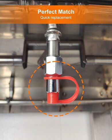 ضربات المطاط قبالة أغطية مناسبة لـ R102 Piranha Fire Corpression Boorsles Kitchen Courginess Vate A Hood Systems ، Thrase Share Caps Kit 20 Caps in Saudi Arabia