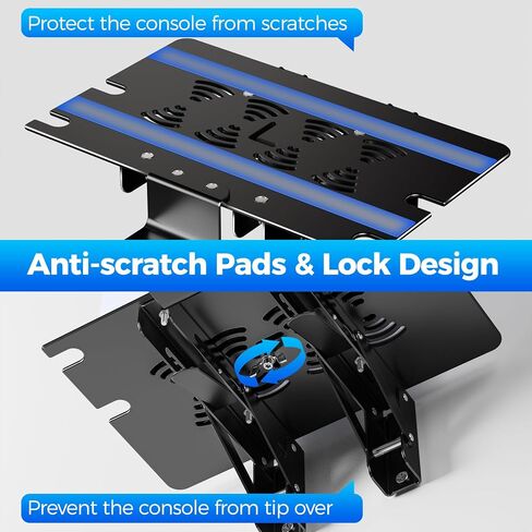 ZHGM Wall Mount for PS5 Slim/PS5, Metal Wall Mount Kit for Playstation 5 Console & Controllers, Enhance Heat Dissipation, Mount Near TV Left/Right, Space Saving & Stable Wall Stand Holder (Sliver) in Saudi Arabia