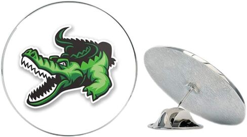 Crocodile Alligator Round Metal 0.75" Lapel Pin Hat Shirt Pin Tie Tack Pinback in Saudi Arabia