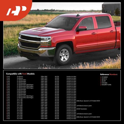 A-premium idle control Valve IAC + Throttle Position Sensor TPS متوافق مع Ford F-150 F150 1994-1996 ، F-250 F250 1994-1997 ، F-350 ، E-150 E-250 E-350 Econoline Club ، Bronco ، 2PCS in Saudi Arabia