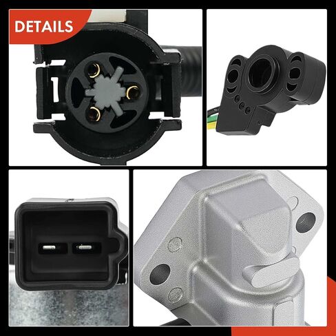 A-premium idle control Valve IAC + Throttle Position Sensor TPS متوافق مع Ford F-150 F150 1994-1996 ، F-250 F250 1994-1997 ، F-350 ، E-150 E-250 E-350 Econoline Club ، Bronco ، 2PCS in Saudi Arabia