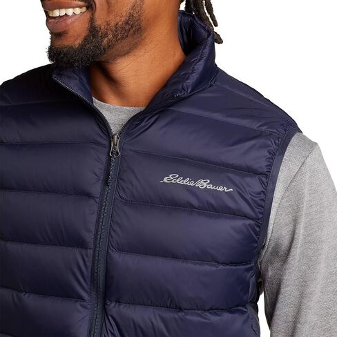 Eddie Bauer Men's CirrusLite Down Vest, Black, Medium, Tall in Saudi Arabia