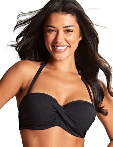 Panache Women's Elly Bandeau Bikini Top مع أكواب مبطنة وأشرطة قابلة للفصل in Saudi Arabia