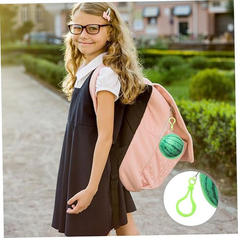 PartyKindom 5pcs Cute Coin Pouch Watermelon Shape Plush Coin Purse Boys and Girls Change Purse Educational Fruit Wallet in Saudi Arabia