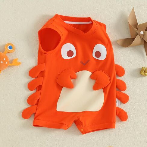 عيد الهالوين حديث الولادة طفلة فتاة ملابس سلطعون سلطعون زي جراد البحر الجنس in Kuwait