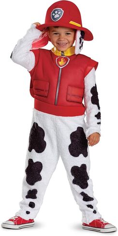 Disguise Paw Patrol Marshall Toddler Costume, Deluxe Official Paw Patrol Marshall Outfit with Headpiece and Pack in Saudi Arabia