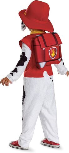 Disguise Paw Patrol Marshall Toddler Costume, Deluxe Official Paw Patrol Marshall Outfit with Headpiece and Pack in Saudi Arabia
