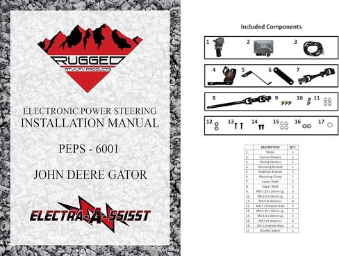 طقم التوجيه الكهربائي للمنتجات الكهربائية ATV UTV لعام 2013-2017 John Deere Gator XUV 825i 4x4 S4/Gator XUV 855D 4x4 Diesel S4 in Kuwait