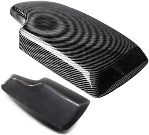 تغطية صندوق ذراع Takilma Car لـ BMW F10 F11 2011-2016 تغطية وحدة التحكم في الألياف الكربونية لـ BMW 5 Series 520i 528i 530i 535d 535i 550i 2011-2016 in Kuwait