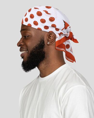 AWAYTR Cotton Bandana for Men Women - 22 IN Square Ball Games Scarf for Sport Bandanna Handkerchief Cowboy Hanky in Saudi Arabia