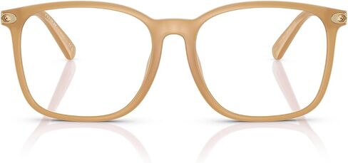 المدرب النسائي HC6254BD Square Prescription Eyewear Frames ، Hilky Tea/Demo Lens ، 55 mm in Kuwait