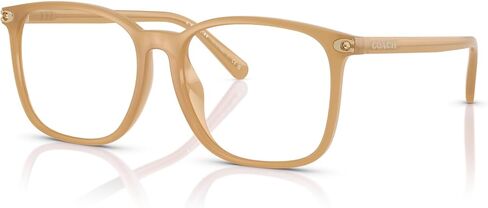 المدرب النسائي HC6254BD Square Prescription Eyewear Frames ، Hilky Tea/Demo Lens ، 55 mm in Kuwait