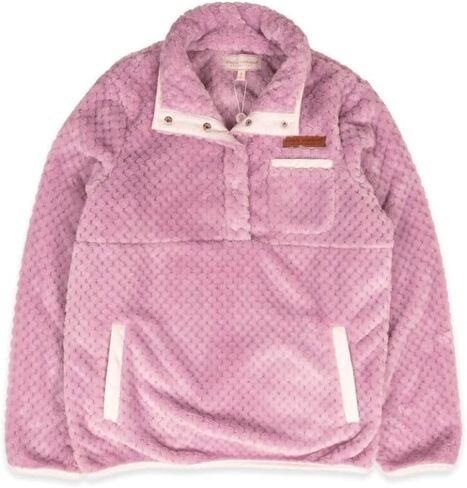Simply Southern Simply Soft Pullover, Quarter Button Snap Closure, Quilted Fleece, Youth in Saudi Arabia