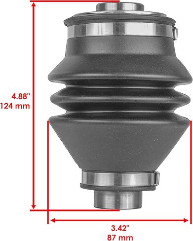 Caltric Rear Propeller Shaft Yoke Joint Assembly Compatible with Honda TRX420FA Rancher 420 2009-2014 in Saudi Arabia