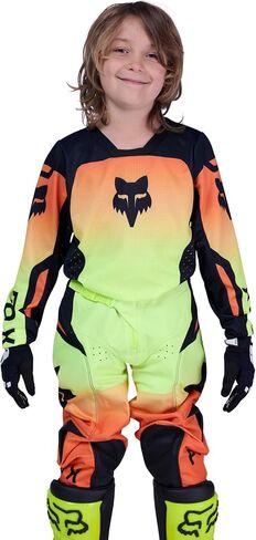 Fox Racing Youth 180 Motocross Dirt Bike Jersey ، Shield Yellow Shield ، Medium in Saudi Arabia