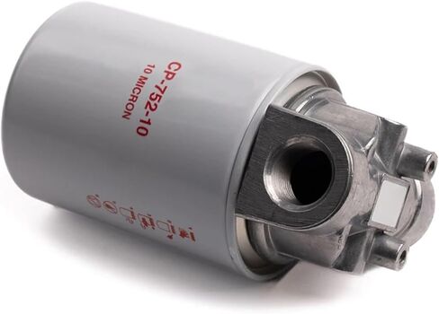 مرشح الزيت الهيدروليكي CP-752-10 للسوائل القائمة على البترول ، 20 GPM ، 200 رطل ، حجم منفذ NPTF ، 10 مرشح in Saudi Arabia