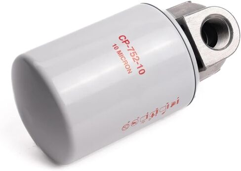مرشح الزيت الهيدروليكي CP-752-10 للسوائل القائمة على البترول ، 20 GPM ، 200 رطل ، حجم منفذ NPTF ، 10 مرشح in Saudi Arabia