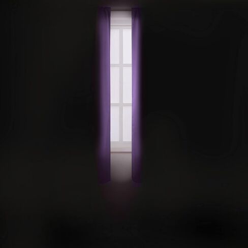 ستائر Lemomo Purple Blackout/42 × 63 بوصة in Saudi Arabia
