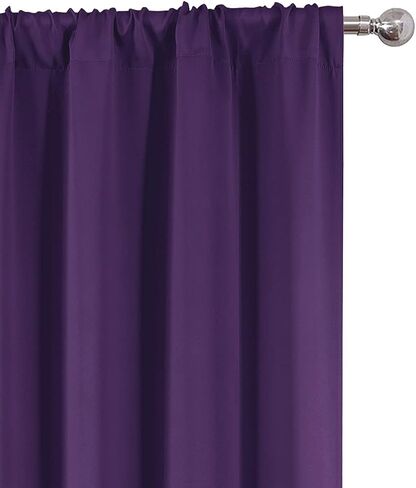 ستائر Lemomo Purple Blackout/42 × 63 بوصة in Saudi Arabia