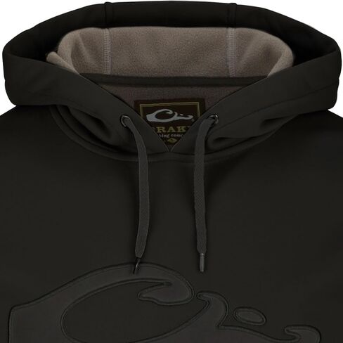 Drake Waterfowl Men's LST Silencer Hunting Warm Anti-Pilling Hoodie with Soft Feel Combed Fleece Interior & Kangaroo Pouch in Saudi Arabia