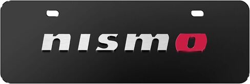 بالنسبة إلى Nissan Nismo 3D European Look لوحة ترخيص من الفولاذ المقاوم للصدأ نصف حجم بحجم in Saudi Arabia