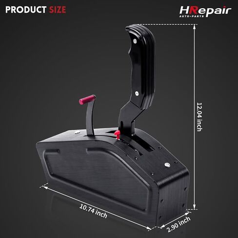 Ratchet Shifter يناسب GM Ford Chrysler 2 3 4 سرعات SHIFTER استبدال B&M 81120 Stealth Pro Ratchet SHIFTER-Black in Saudi Arabia