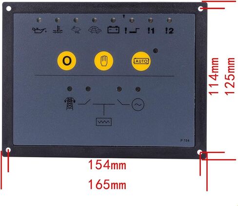Genset Controller Model DSE704 Generator Monitor Unit Electronic Programmer Panel Board Genset Parts Circuit Charge Controller in Saudi Arabia