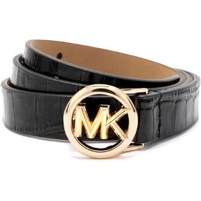 Michael Kors Women's 1 Inch Logo حزام نحيف ، ملحق أنيق ومتعدد الاستخدامات للارتداء اليومي in Kuwait