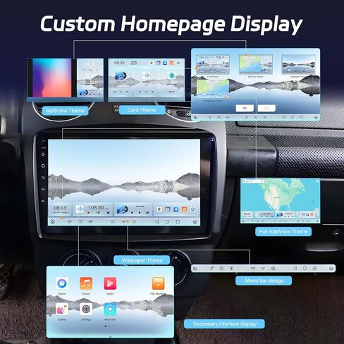 2+32G Wireless Carplay Android Car Radio for VW Beetle 2004-2010, 9 Inch Touchscreen with Android Auto/DSP/Multiple UI/GPS/WiFi + AHD Backup Camera in Saudi Arabia